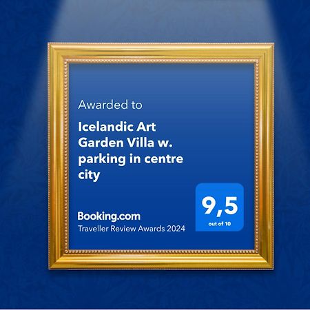 Icelandic Art Garden Villa W. Parking In Centre City 레이캬비크 외부 사진