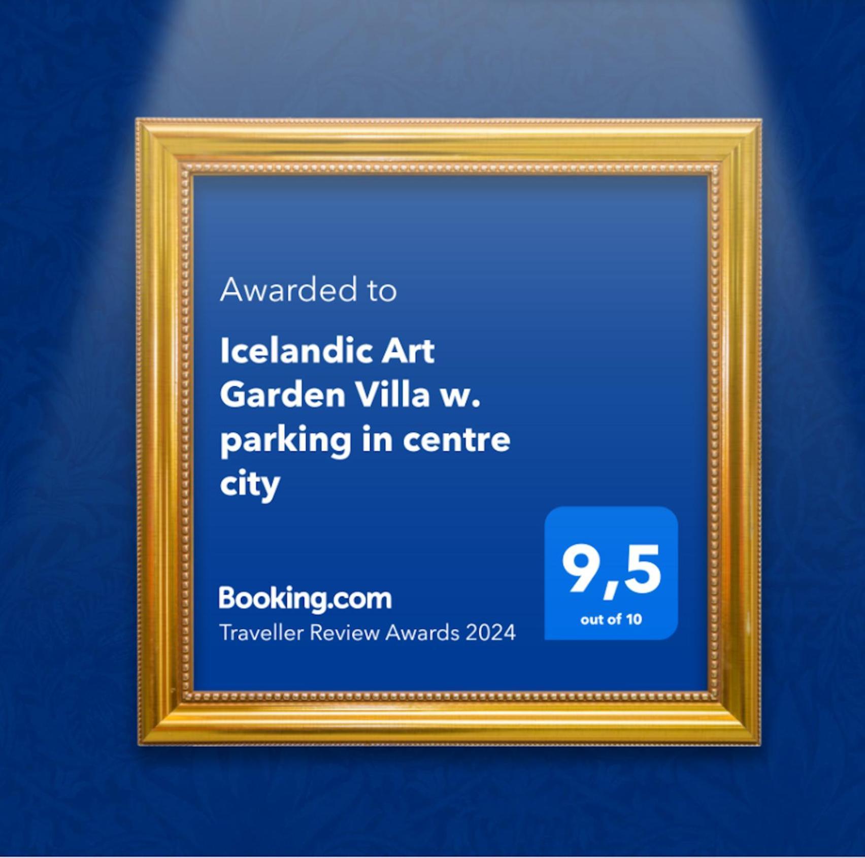 Icelandic Art Garden Villa W. Parking In Centre City 레이캬비크 외부 사진